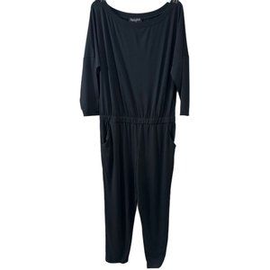 Brittany Humble Women’s Size 1X Off-Shoulder Black Jumpsuit 720-036 NEW